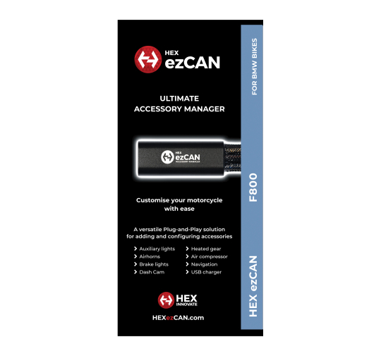 HEX ezCAN Accessory Manager | BMW F800 GS/GSA, F700 GS, F650