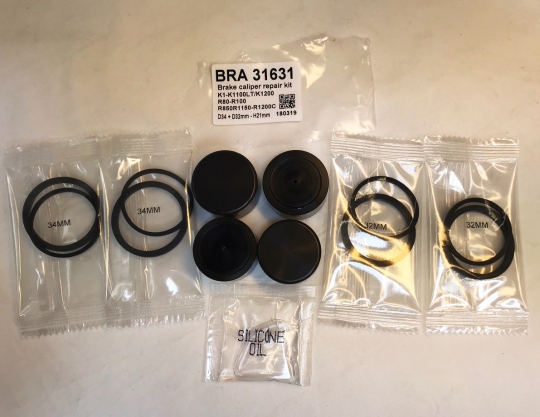 Brembo Brake Caliper Rebuild Kit / 32mm/34mm - H21mm / *Check For