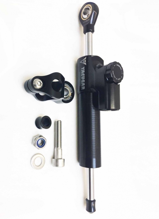 NiceCNC CNC Steering Damper Stabilizer – For BMW R1200 GS 2008-2011 – Universal Mount Aluminum